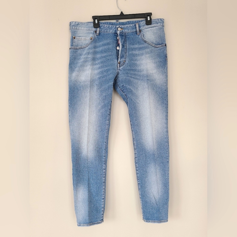🇨🇦 DSQUARED2 Lightwash Skater Jeans - Fits 40" Waist, Blue